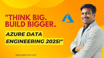 Azure Data Engineering Training From SQL School I #sqlschool #azure #dataengineering #job #career