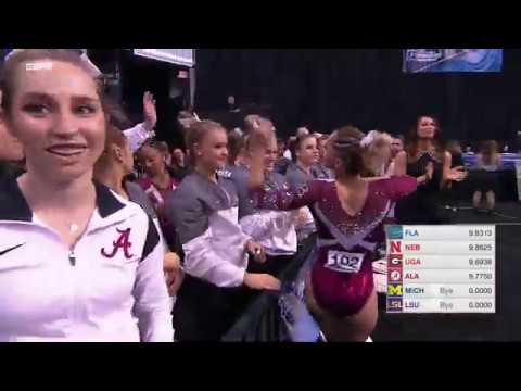 2017 NCAA Womens Gymnastics Champs Semi 2 commentary 720p 6546K