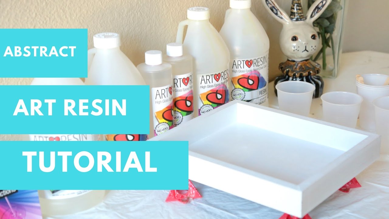Art Resin Abstract Tutorial - Building Layers In A Upcycled Wood Box