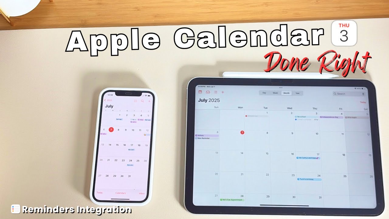 📅The RIGHT Way to Use Apple Calendar | Productivity + Reminders ...