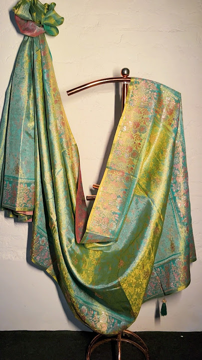 Grace in every shimmer Royalty in every thread. WHATSAPP NOW 9891977722 #TarahoodElegance #silksaree