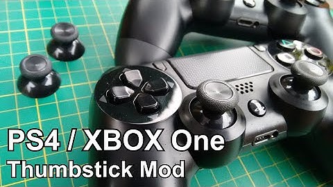 Xbox One Thumbsticks on a Sony PS4 Dualshock controller Mod - Tutorial
