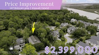 🚨 Price Improvement to $2,399,000! | Stunning Kiawah Island Home w/Community Pool & Dock