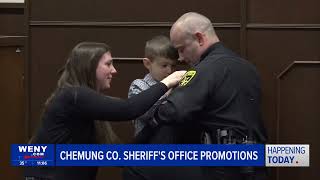 Chemung County Sheriff's Office pinning ceremony