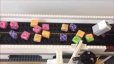 Improved automatic candy sorter with Lego Mindstorms EV3