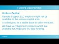 funding opportunities for remote support llc