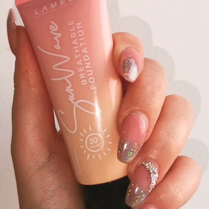 🌈 LAMEL #Sunwave Breathable Foundation SPF30 Summer 2020 - YouTube