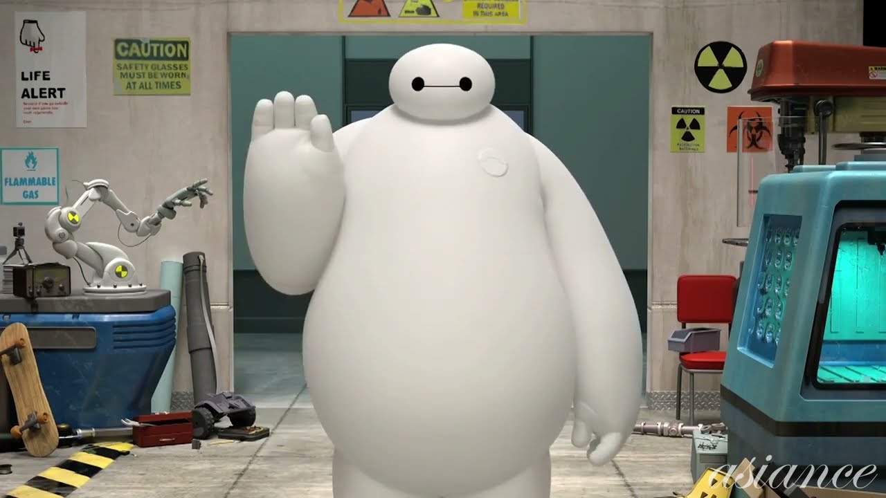Ed Moy gets a Health Assessment from Disney's BayMax
