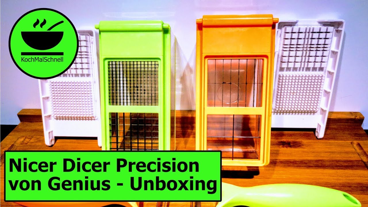 ECHT KLEIN: Nicer Dicer Precision 🔪 von Genius Unboxing mit KochMalSchnell
