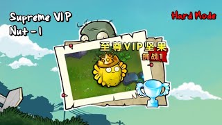 Supreme VIP Nut 1 | Gold Card Challenge | PvZ Hybrid Remake