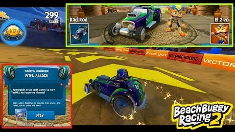 Daily Challenge: Drift Attack - Raitona Circuit | Beach Buggy Racing 2 gameplay