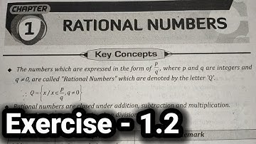 8th class || Maths || 1.RATIONAL NUMBERS chapter || Exercise - 1.2 || all sums in HD QUALITY.