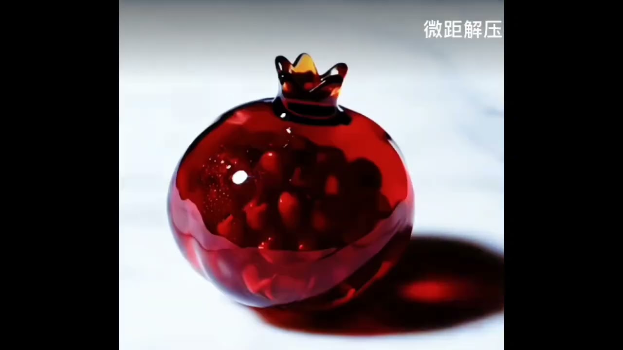 Amazing crystal fruit cutting 