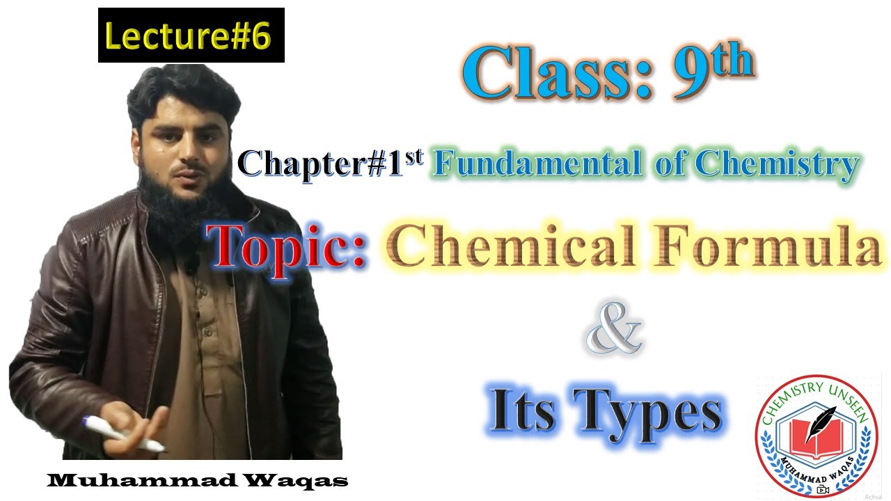Chemical Formula and Its Types in Pashto ||9th Class Chemistry|| |Chemistry Unseen|