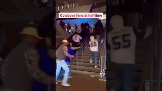 COWBOYS NATION AT HALFTIME 🤣🤠 #Cowboys = ACCIDENT waiting to happen‼️🙄 Seeing Dak in #playoffs 🤣💯