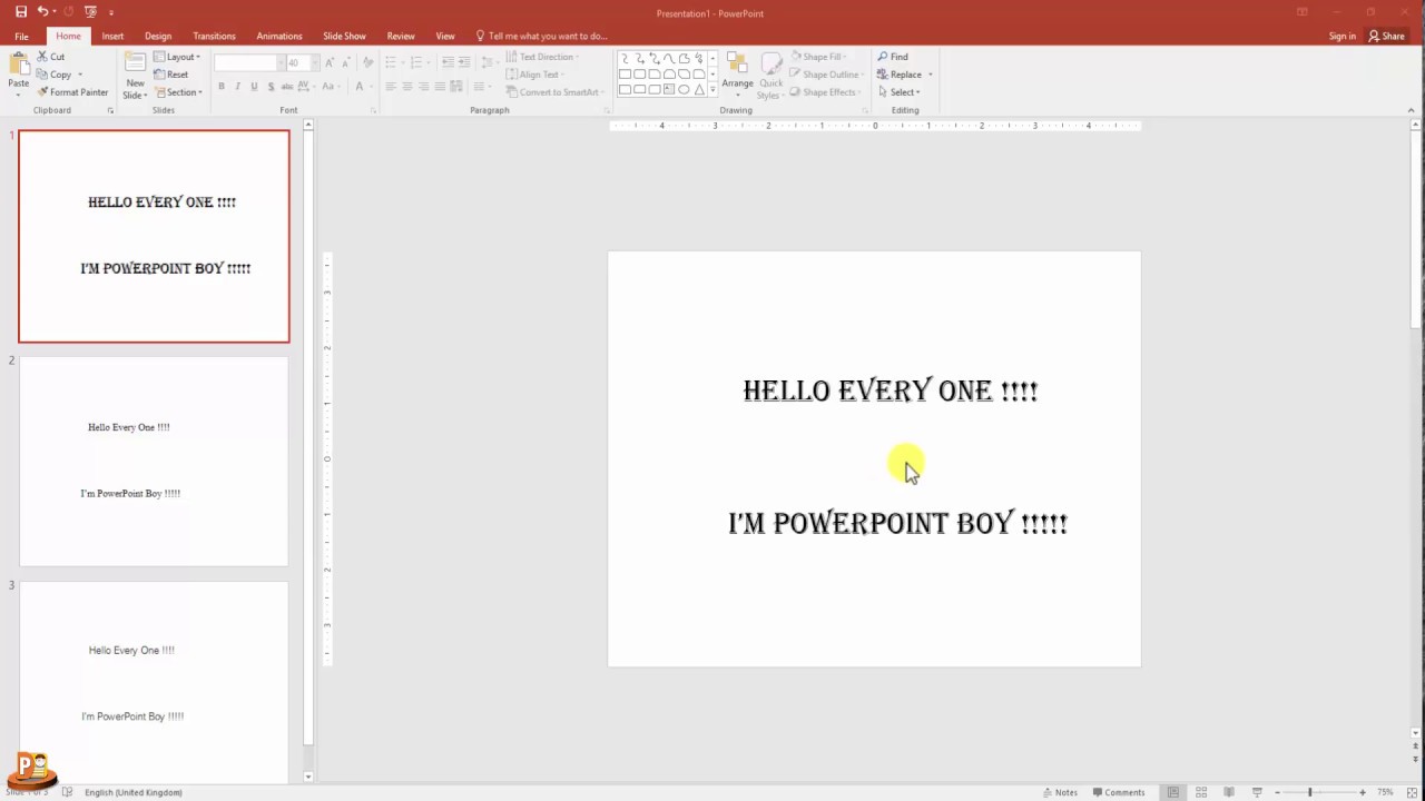 Powerpoint Tips : การเปลี่ยน Font ทุกหน้าในครั้งเดียว