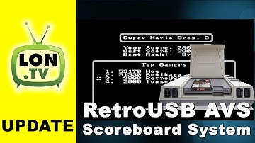 RetroUSB AVS Update : Scoreboard feature - submit your best NES scores to Nintendoage.com!