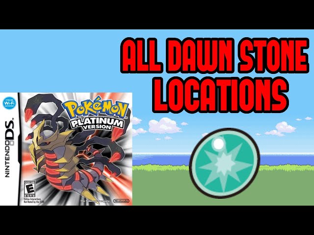 Where to Find Dawn Stone - Pokemon Platinum (All Methods) 