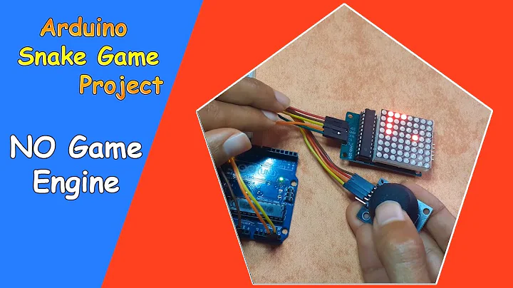 Arduino Snake Game Project - 8x8 LED Matrix & Joystick