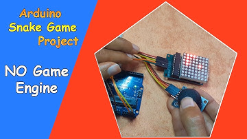 Arduino Snake Game Project - 8x8 LED Matrix & Joystick