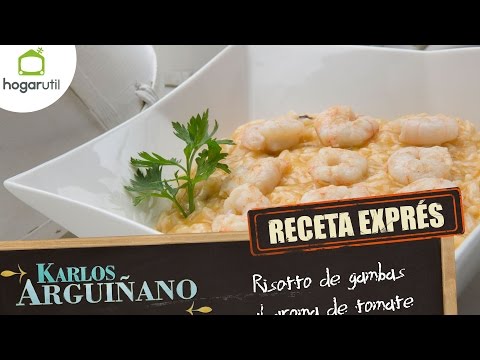 Receta Exprés: Risotto de gambas al aroma de tomate