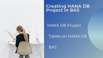 Creating HANA Database Project in SAP BTP | BAS | Step by Step Guide