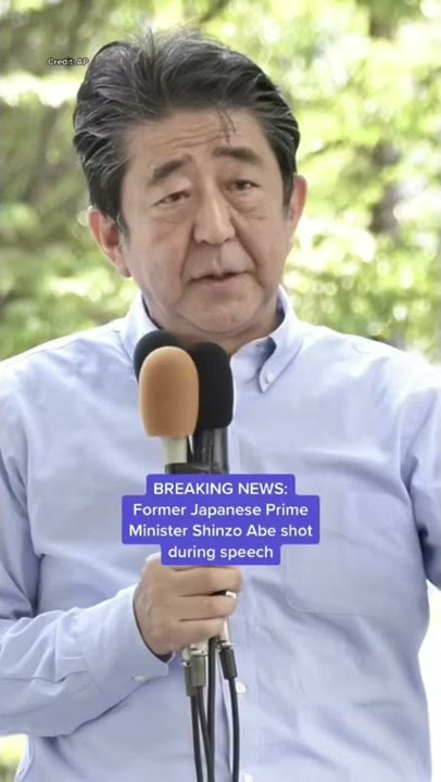 Former Japanese PM Shinzo Abe shot during speech | #shorts #yahooaustralia