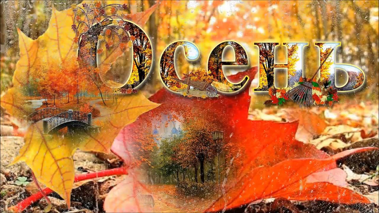 Картинки осени с надписью осень, днем