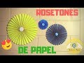 Como hacer rosetones/abanicos de papel!!!!