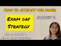 Exam day Strategy | Smart way to attempt NORCET 9