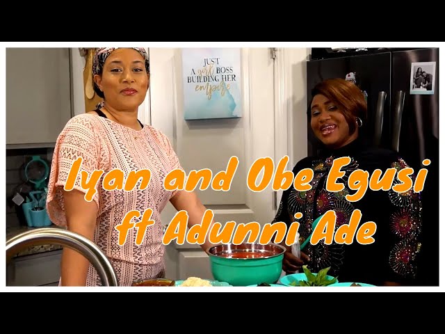 Iyan (Pounded yam) and Obe Egusi | Step by step Tutorial featuring Adunni Ade - #ToluCooks class=
