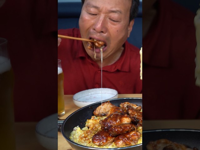 오븐에 구운 닭갈비에 옥수수치즈듬뿍! #먹방 #shorts #요리