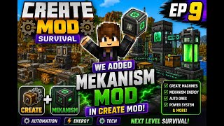 We Added Mekanism Mod in Create Mod! 🔥 | EP 9