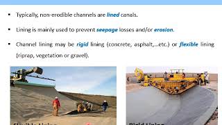 Hydraulics: Design of Open Channels