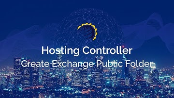 Create Exchange Public Folders