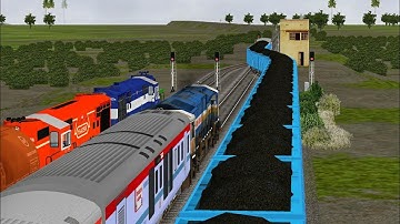 When loop line is shorter than trains | MSTS Indian Railways