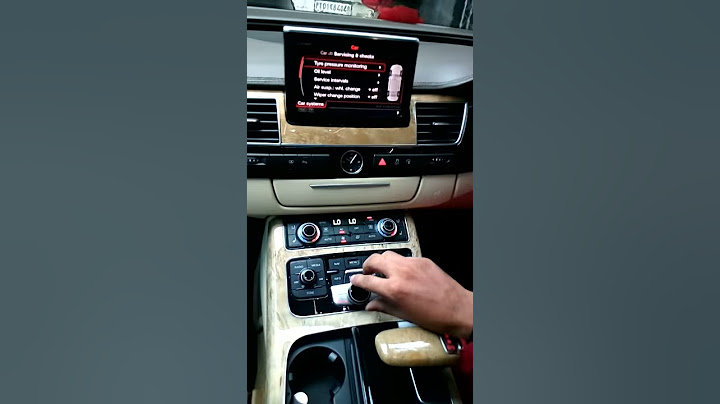 Audi A8L Wheel change mode