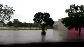 La inundación por lluvia en Florencia, primera ciudad del Norte Santafesino.