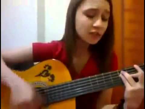 Gitarlı amatör kız Amatör ses