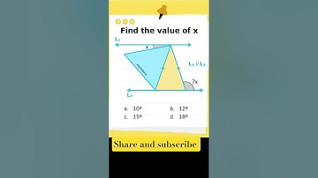 Vind x, #wiskunde #ytshorts #olympiade #wiskundelympiade #meetkunde #examen