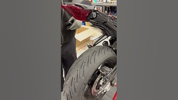 New license plate holder for this Yamaha MT07 #bikershorts #bikelife #motorcycle #mechanic #bikelove