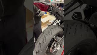 New license plate holder for this Yamaha MT07 #bikershorts #bikelife #motorcycle #mechanic #bikelove