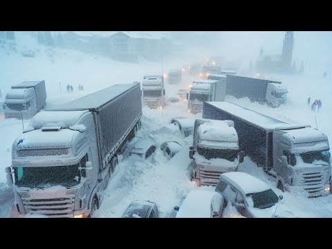 Crazy Winter Storm In Poland Subcarpathia Completely Without Power