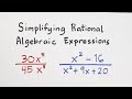 Simplifying Rational Algebraic Expressions Quiz