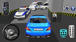 New Mercedes Golden Car Stuck For Parking | 3D Driving Class |Best Android gameplay Video#cargame