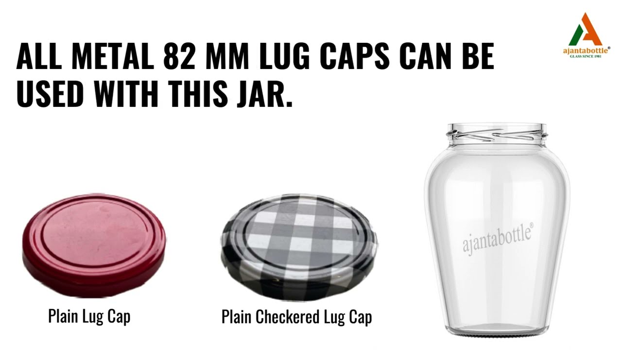 1 KG Matki Ghee Glass Jar Hast The Perfect Size for Storing Pickle