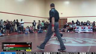 Bantam 56 Takoda Boger Utah Vs Ryder Owen Washington