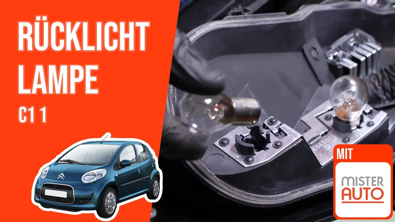 Wie C1 1 Rcklicht Lampe wechseln