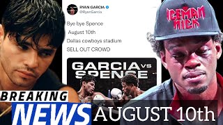 (BREAKING!) Ryan Garcia Vs Errol Spence August 10th