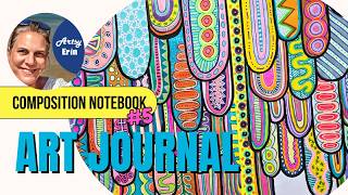 Fifth Page in my 5th Composition Notebook Art Journal!